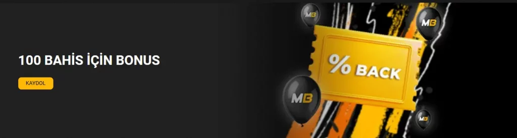 MelBet 100 bahis bonusu