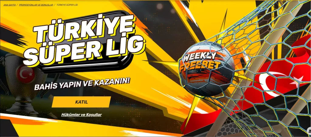 MelBet Türkiye Süper Lig promosyonu