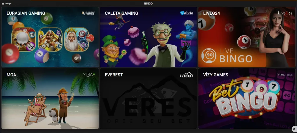 MelBet bingo oyun sağlayıcıları