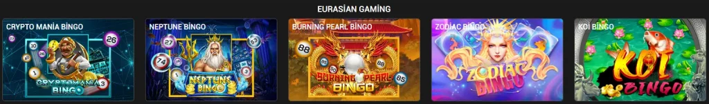 Eurasian Gaming bingo oyunları