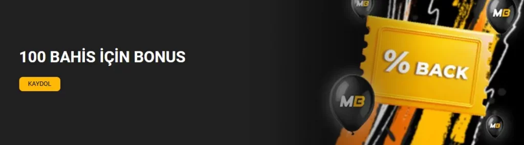 MelBet 100 bahis bonusu