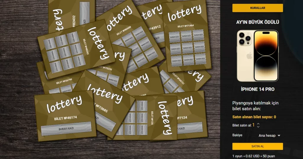 MelBet lottery bonusu