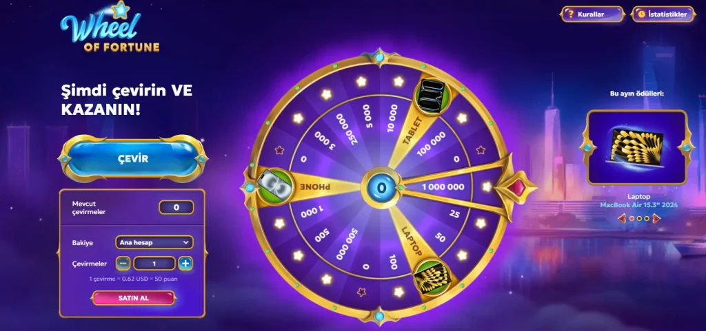 MelBet şans çarkı