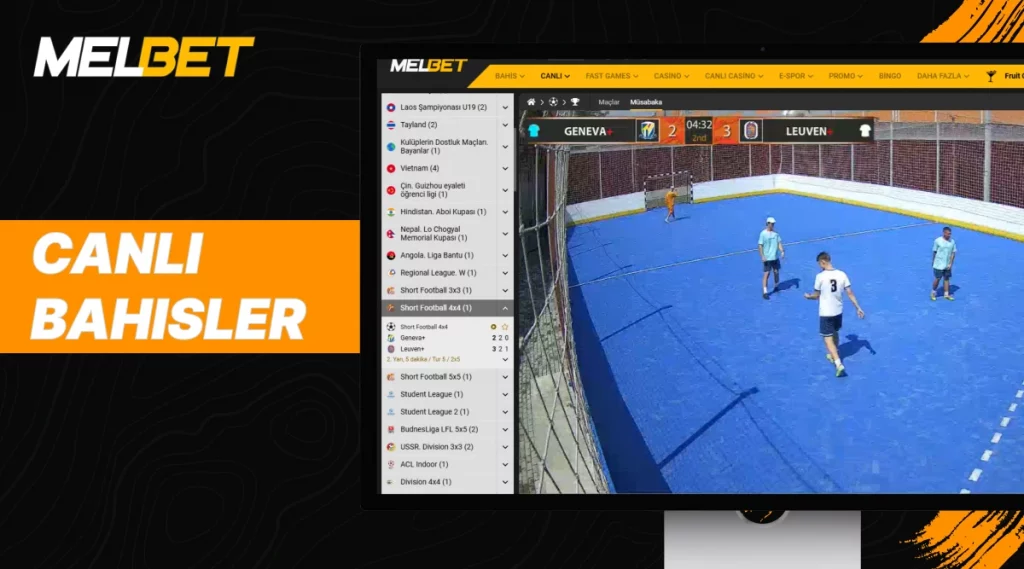 Melbet canlı bahis