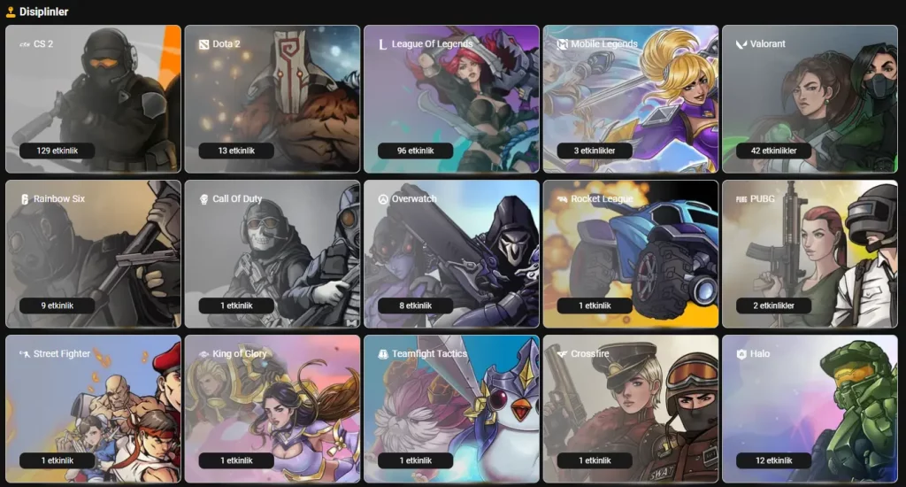 Melbet e-spor turnuvaları