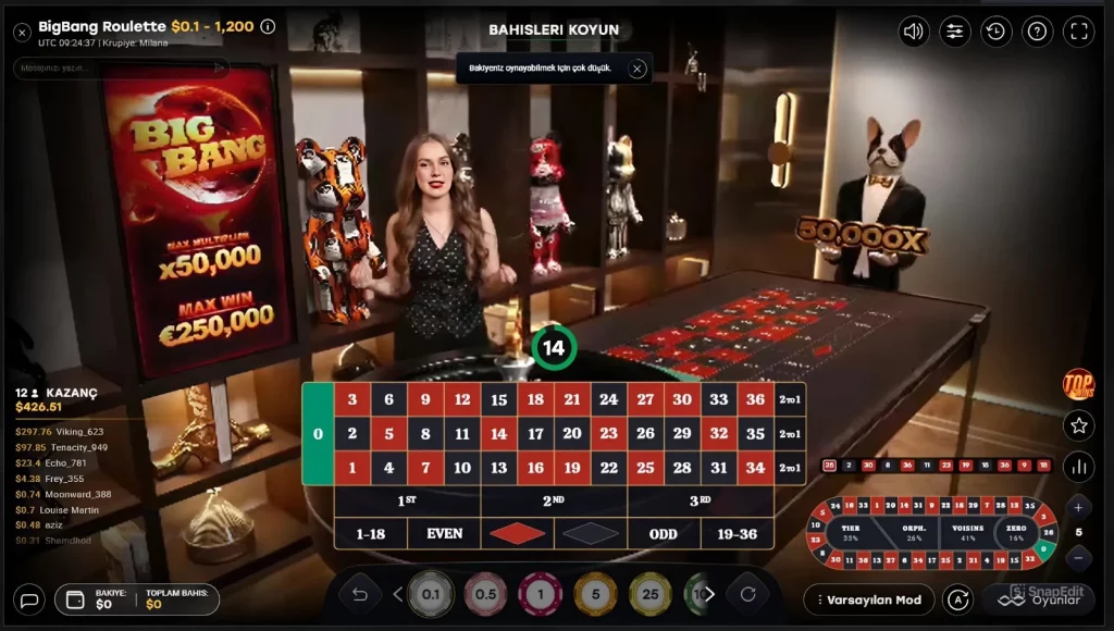 Canlı casino gerçek krupiyeler