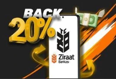20% cashback from Ziraat Bank