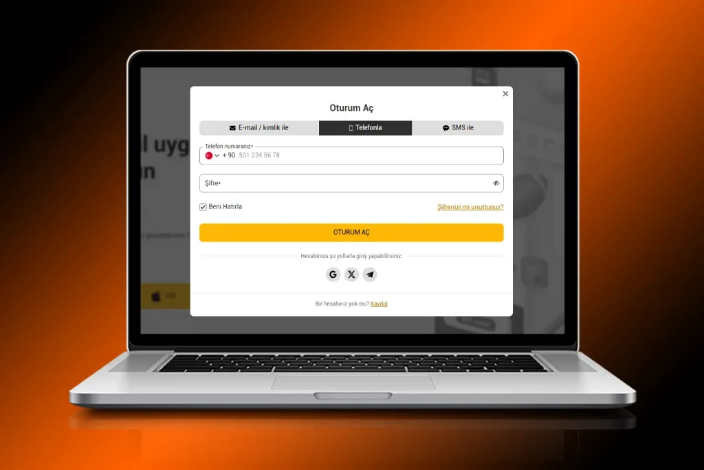 MelBet resmi site giriş ekranı dizüstü bilgisayarda